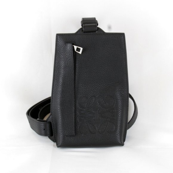 LOEWE Black Leather Hobo Bag - Picture 1 of 10